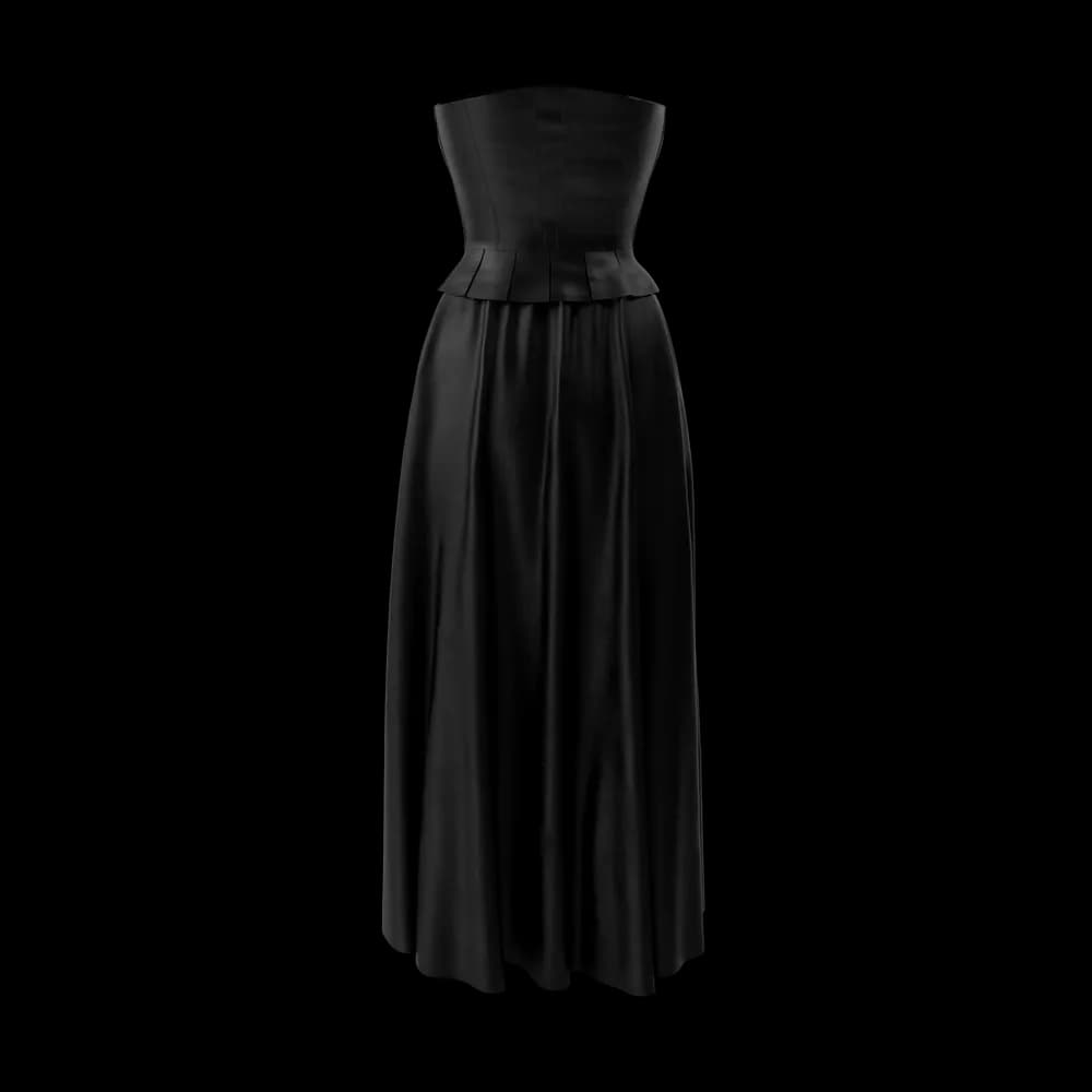 Tommy Hilfiger Leather-Look Skirt, image 1 of 4